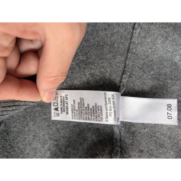 Mark & Spencer UK10 US6 women cardigan sweater with Cashmere - Picture 7 of 8